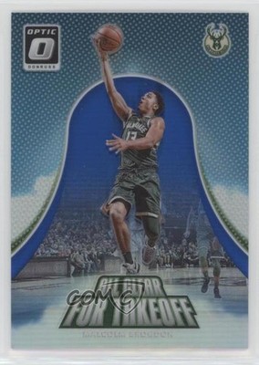 2017-18 Donruss Optic All Clear for Takeoff Blue Prizm 31/49 Malcolm Brogdon 1b8
