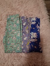 Girls 5T Stretchy pants Rainbow Unicorn Leggi...