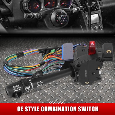For 98-04 S10 Sonoma Cruise Control H/L Diming Turn Signal Hazard Light Switch