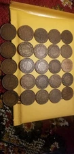 Canada Large Cent Coins Collection 25 Coins Idser1.