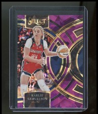 Karlie Samuelson 2024 Panini Select WNBA Purple Ice Prizm Premier Card #/149