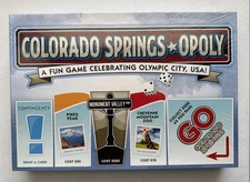 Colorado Springs Opoly, Monopoly Style Board Game, Olympic City USA, New Sealed!