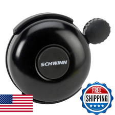 Schwinn Classic Bike Bell - Black, Universal Mount, Loud Sound for Safety Adult