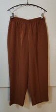 Vintage Maggie Sweet Petite S Rust Brown Women's Dress Pants