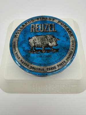 #ad Reuzel Blue Strong Hold Water Soluble Pomade 12 oz $20.00