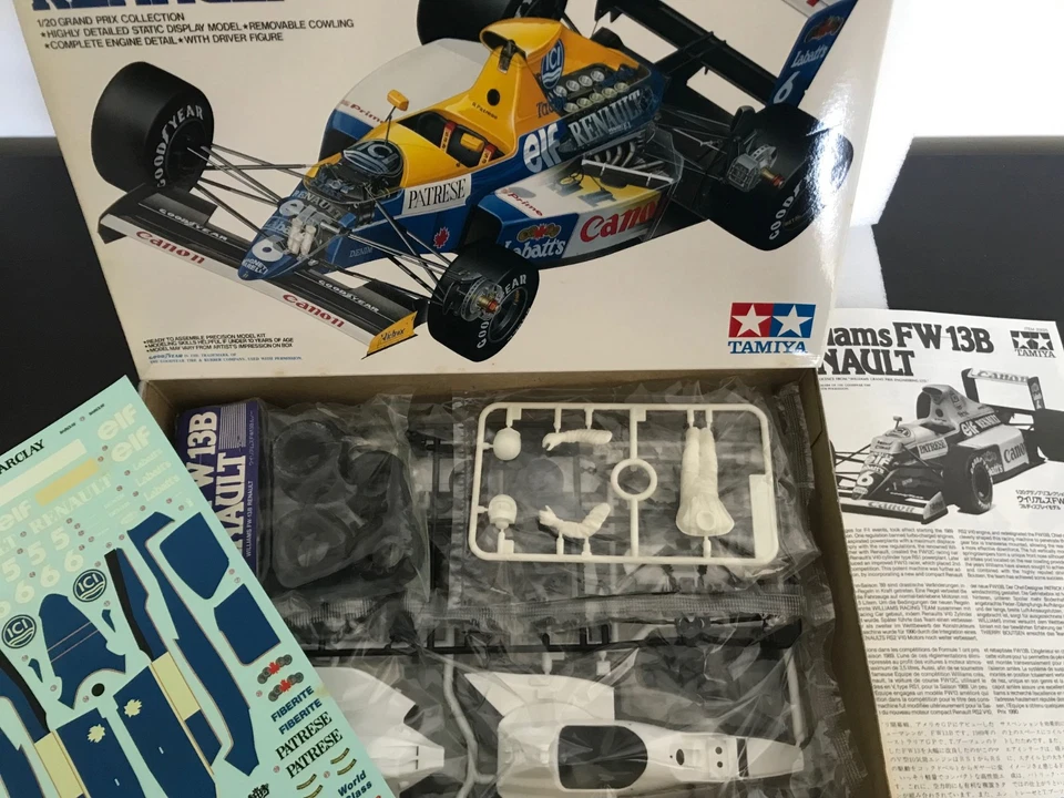 Maquette WILLIAMS FW13B Renault 1990 Boutsen-Patrese TAMIYA 1/20 - Photo 2/3