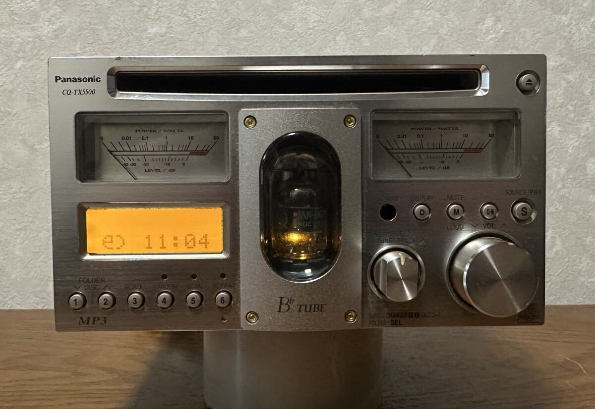Panasonic Cq-tx5500d Vacuum Tube Car Audio CD Player for sale