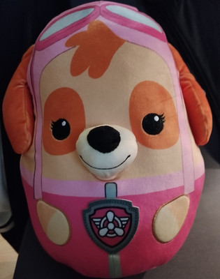 PAW Patrol Skye Plüschtier Hund rosa orange beige schwarz weiß