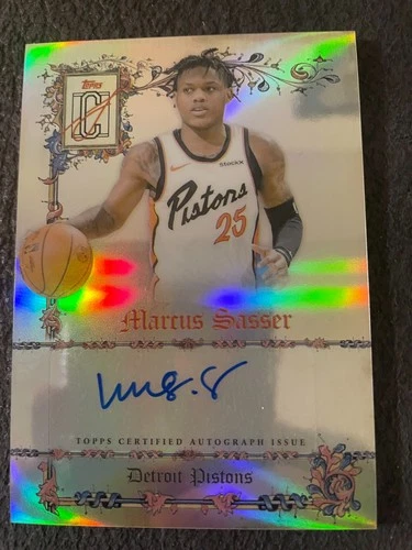 2025 Topps Signature Marcus Sasser Base (RAW)