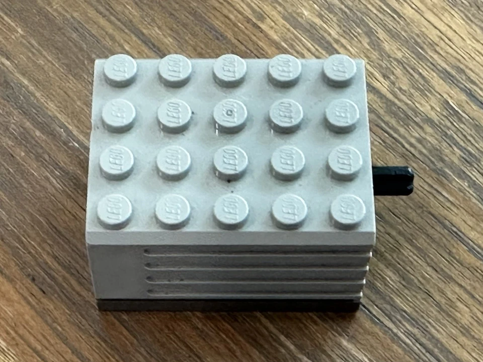 Lego Dacta 2838c02 Motor Eléctrico con Eje Negro Base Gris 9V (5x4x2 1/3) 5114 Foto 4 de 4