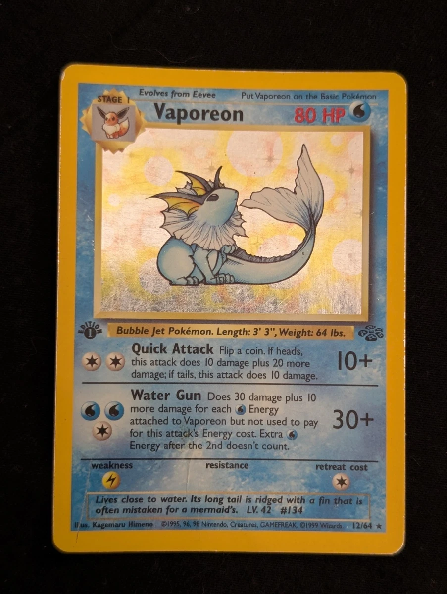 pokemon vaporeon card value #28 Prices | Jungle this card is the perfect way to showcase your collection. Vaporeon (Eevee Grove #72/107, 1-Star)