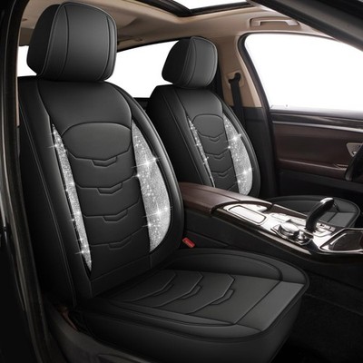 PU Leather Cushion Car Seat Covers Set Fit For Buick Encore GX 2020-2024
