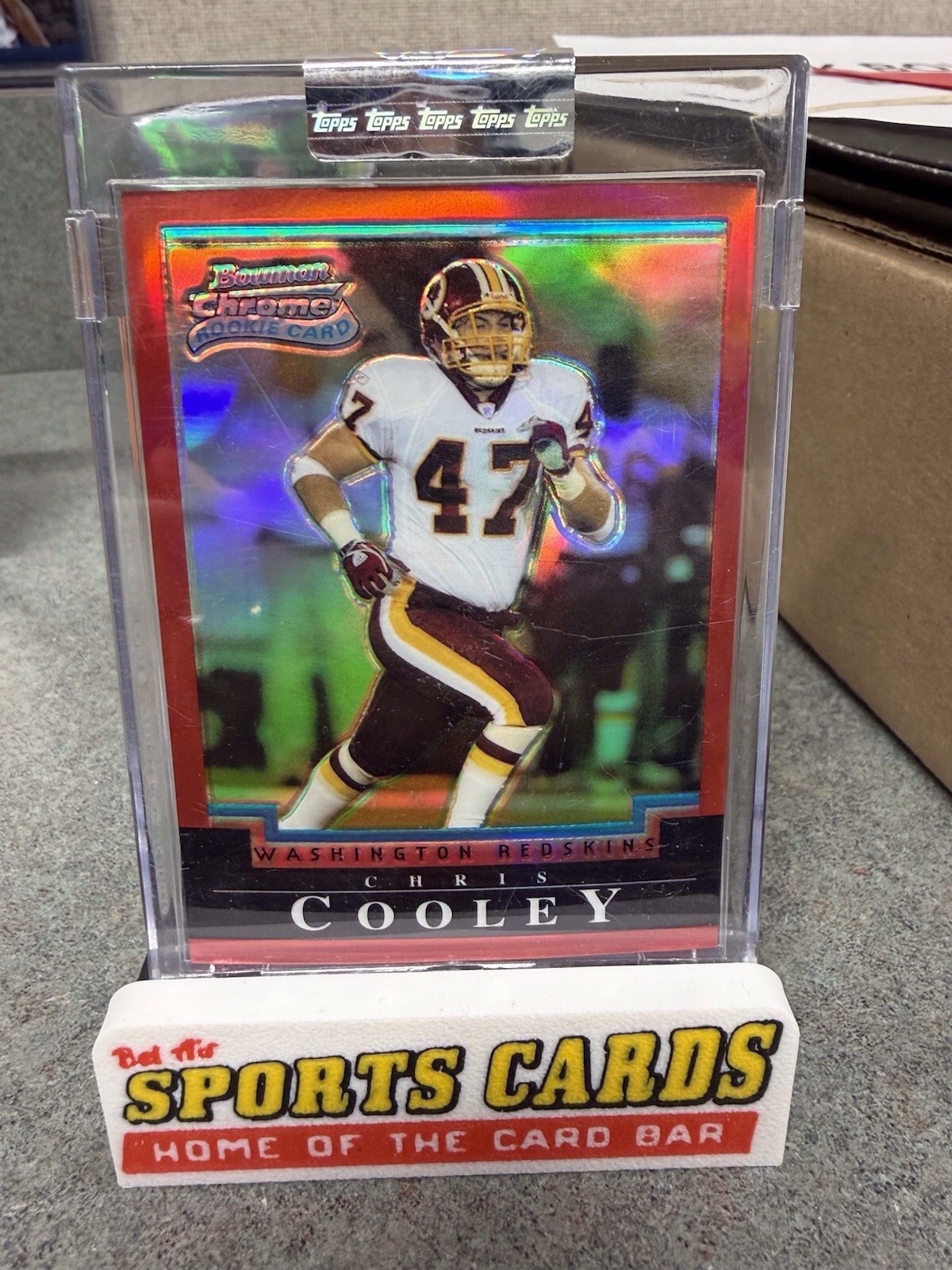 Chris Cooley Bowman Chrome #124 Red Refractor