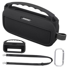 Soft Silicone Case Replacement for Bose New SoundLink Flex 2nd Gen Black Case