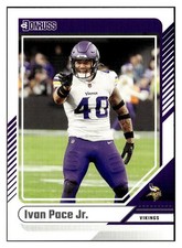 Ivan Pace Jr. 2024 Donruss #104 Minnesota Vikings Football *347