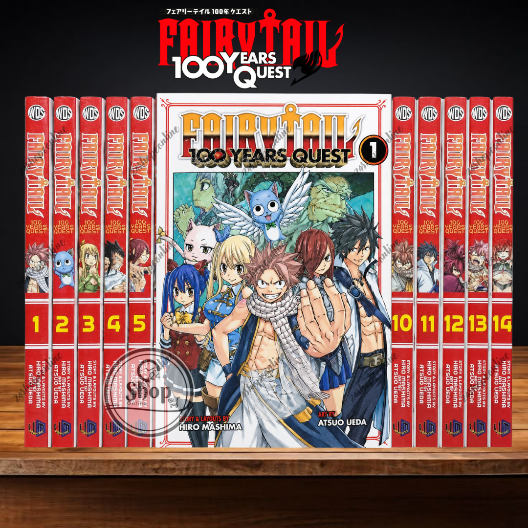 Fairy Tail 100 Years Quest Manga Vol 1-15 Juego Completo Cómic Inglés Por Atsuo Ueda