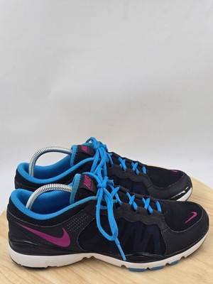 Nike Womens Flex Trainer 2 511332-004 Black Running Shoes Sneakers Size 10