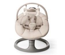 Momcozy 2-in-1 Electric Baby Swing, Adjustable Height, Khaki