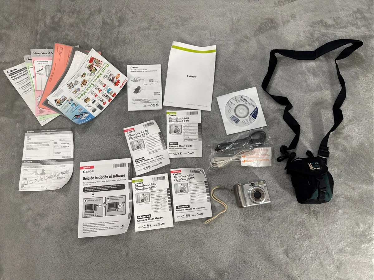 Canon PowerShot A530 Digital Cameras with Date/Time Stamp for Sale