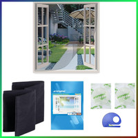 "Fliegengitter Fenster 130X155Cm Insektenschutz Zuschneidbar 2Er-Set\""