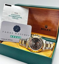 Rolex Daytona Zenith Bi-Metal 39mm Grey (16523) 1998 Box Papers Warranty