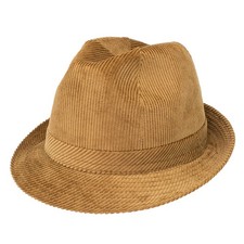 Hausmeister Krause Hut Cordhut Kordhut Herren Trilby Stoffhut 100% Baumwolle