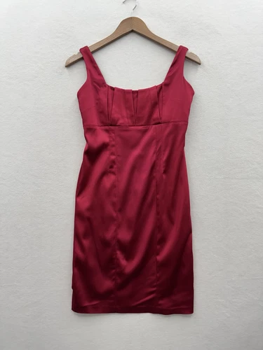 VALENTINO Calvin Klein Abito da Cocktail Donna 4 Tubino Elasticizzato Rosso