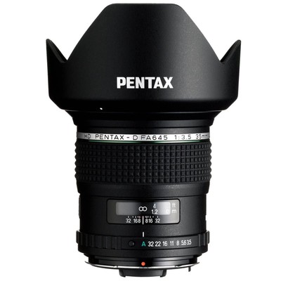PENTAX D FA645 35mm F3.5 ALレンズ PENTAX D-FA645 35mm F3.5 AL (IF) Aspherical Lens - Black for