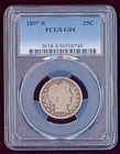 1897-S Barber Quarter Dollar, PCGS G04
