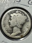 1916-s Mercury Dime, Better Date, First Year of Issue, 99c Shipping