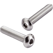 Hex Socket Button Head Bolts Screws A2 304 Stainless Steel ISO 7380