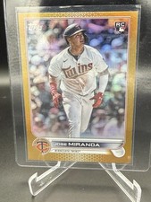 2022 Topps Update Gold Foil Foil Jose Miranda RC Minnesota Twins