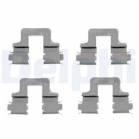 ZubehöRsatz Scheibenbremsbelag FüR VW Tiguan 5N 1.4 2.0 07 Bis 18 Delphi BMY BVZ