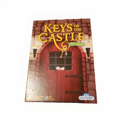 'Keys to the Castle' Board Game - Outset - Complete in Box Tile Game Pre-owned 