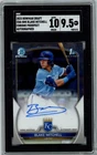 2023 Bowman Draft BLAKE MITCHELL 1st Auto Chrome Prospect ROYALS SGC 9.5 W294