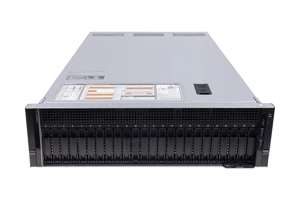 Server Dell R940 24x2.5" 12xNVMe 4xGold6140 128GB RAM 2x960GB SSD H730P iDRAC9 - Image 4 of 4