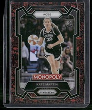 2024 Panini Prizm Monopoly WNBA #40 Kate Martin Red Classic Icons Prizms
