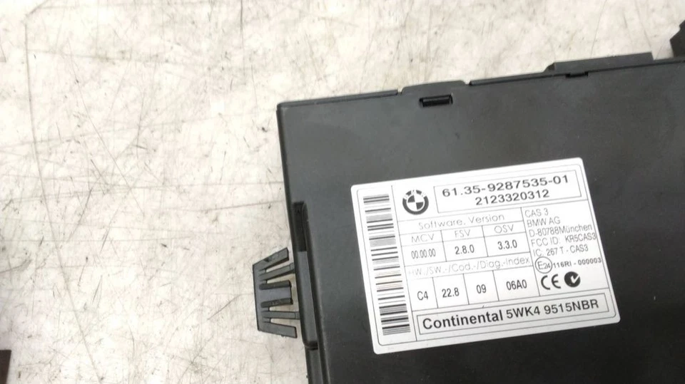 BMW X1 E84 2.0D 105kW Diesel 2013 Engine ECU Kit & Lock Set 0281018813 - Image 2 of 4