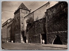 Tallinn City Walls Estonia Historic Architecture Black & White RPPC
