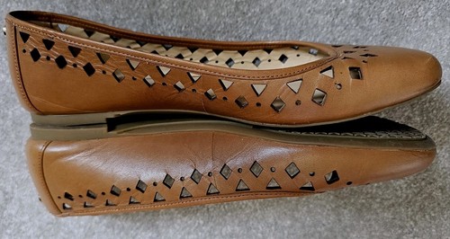 Zapatos planos Michael Kors de cuero tostado para dama Reino Unido 4/Estados Unidos 5,5 / UE 36,5 precio de venta sugerido por el fabricante 95 GBP - Imagen 5 de 8