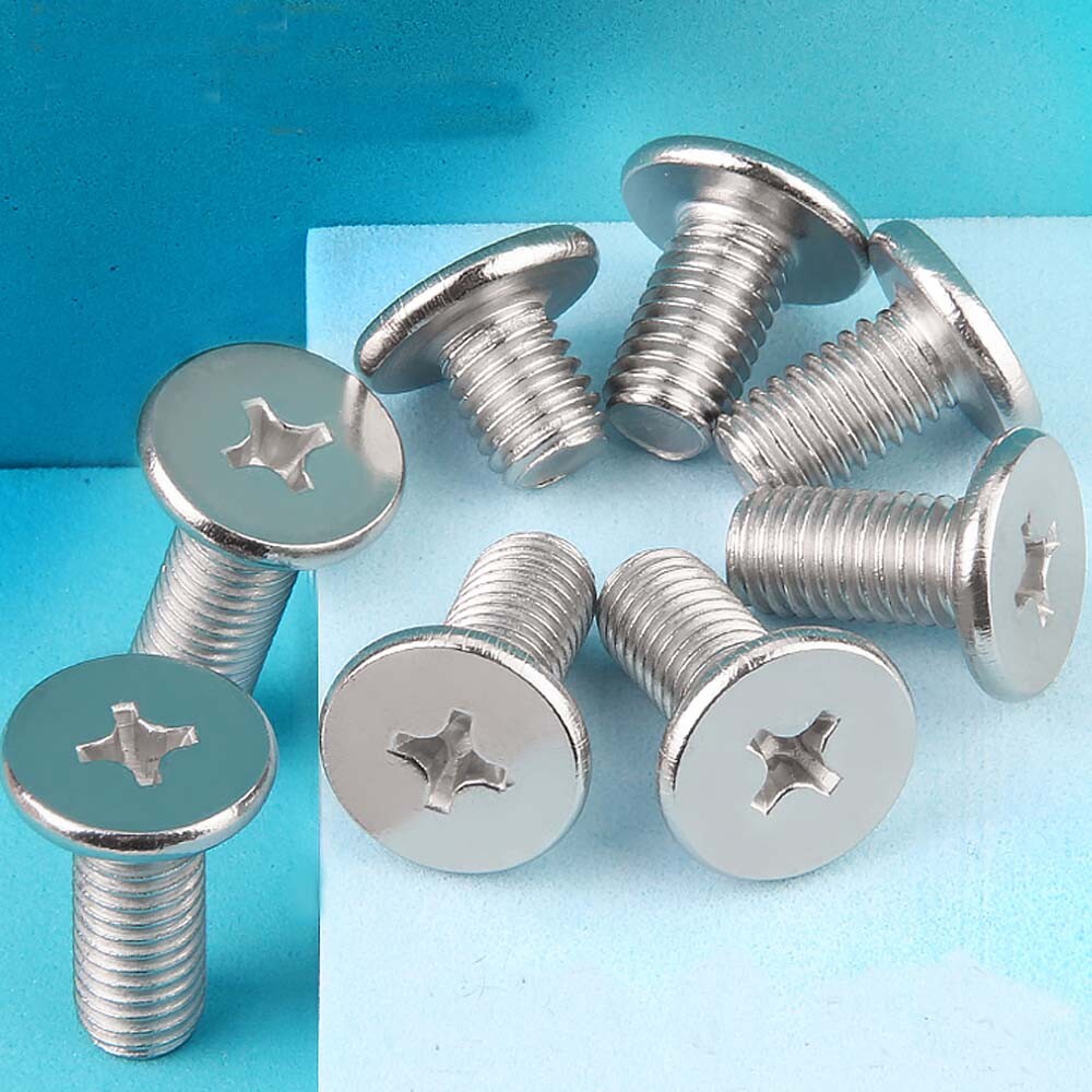 M3 Stainless Steel CM Phillips Ultra Thin Flat Wafer Head Machine Screws Bolts