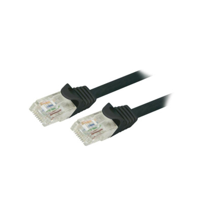 CP1033U Patch cord U/UTP 5e Line CCA PVC schwarz 1m 26AWG LOGILINK