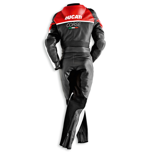DUCATI Motocicleta Carreras Cuero Hombres Traje Protegido Armadura-S-M-L-XL-2XL - Imagen 2 de 4