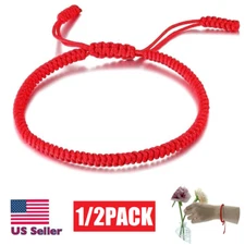 Red String Tibetan Good Luck Fortune Bracelet Kabbalah Evil Eye Protection Lucky