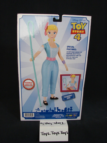 Disney Toy Story 4 Bo Peep Posable Figure 14" New With Adventure Outfit Thinkway - Picture 4 of 7