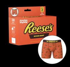 Reese's Peanut Butter Cups SWAG Boxer Briefs with Novelty Packaging