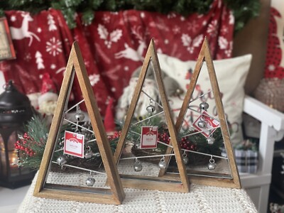 Holiday Time Decorative Christmas Tree with Bells (6pack) NEW In box!