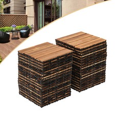 36pcs 12x12 Deck Patio Tile Interlocking Wood...