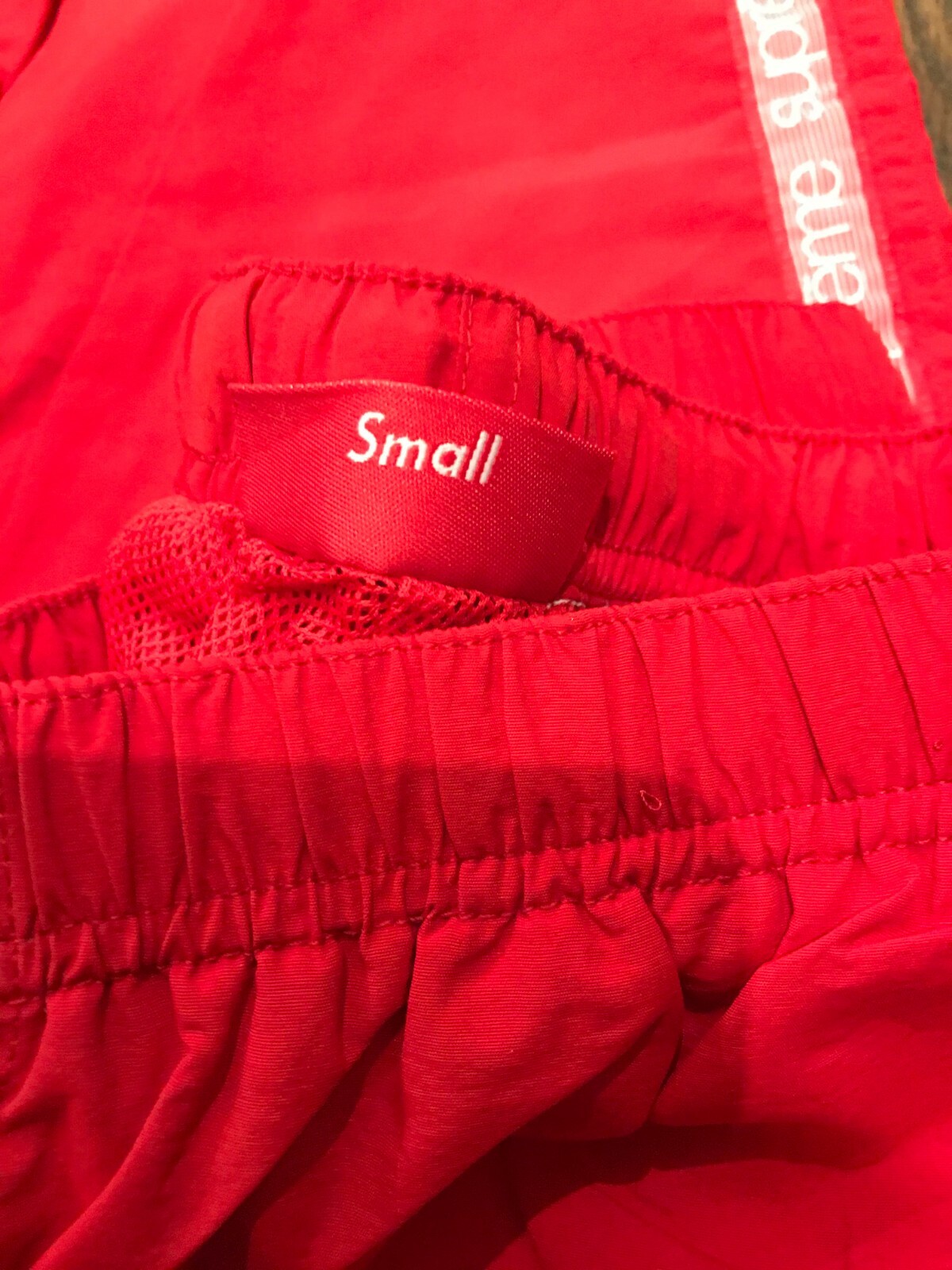 DS Supreme SS18 Tonal Taping Track Pant in Red Size Small 100