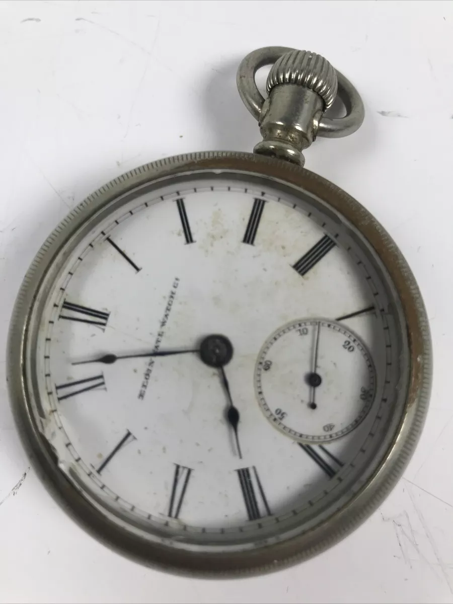 VINTAGE ELGIN NATL WATCH CO. SIDE WINDER POCKET WATCH As Is eBay